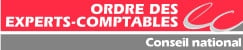 Logo de l'Ordre des Experts-comptable. L'expertise comptable encadrée comme garantie de qualité pour tous les cabinets comptables affiliés.