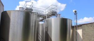 cuves inox de stockage des eaux de vie de cognac pour la réserve climatique