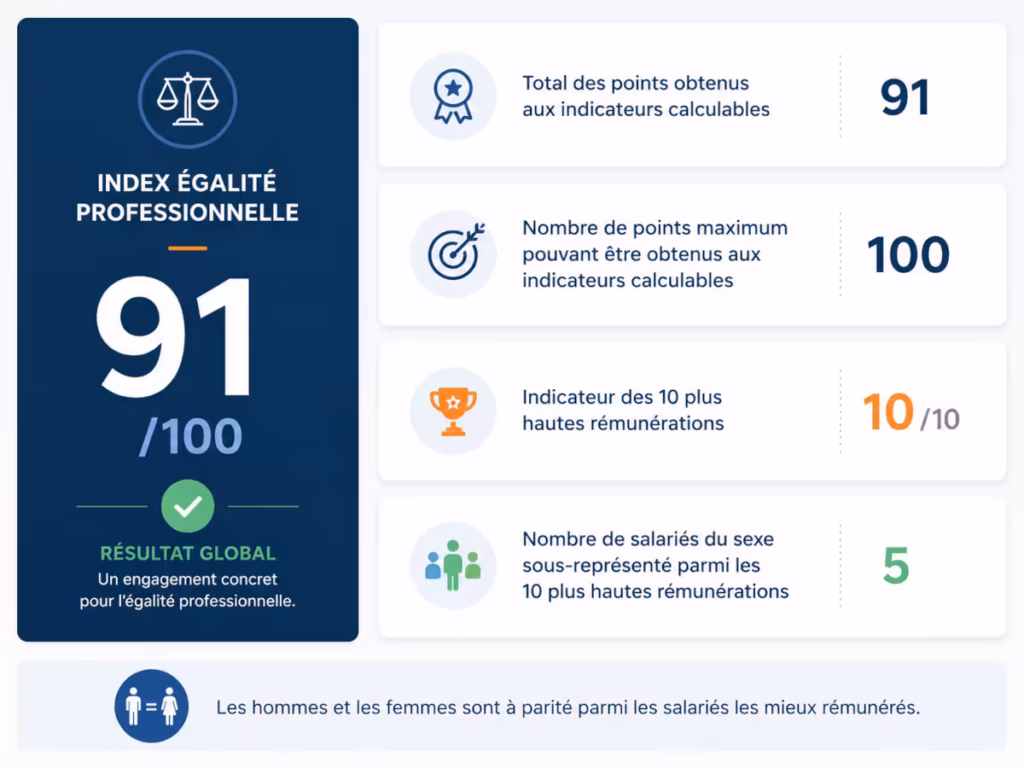 Égalité femmes hommes, index CGO 2025