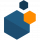 hexagones CGO aux couleurs du logo CGO